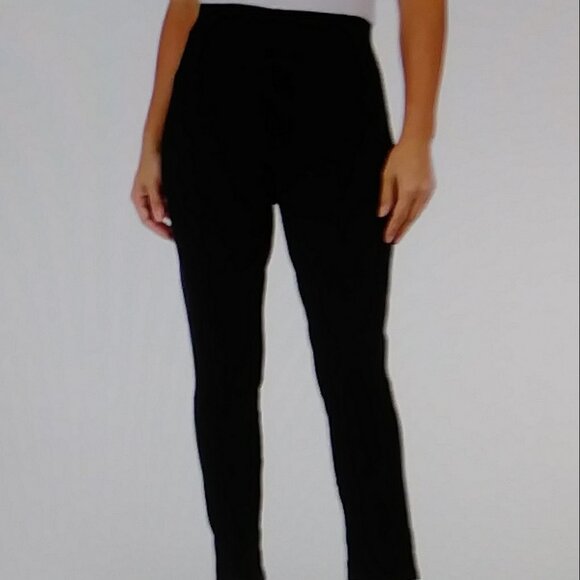 Classic Solid Black Career Pants Size 6 - Picture 10 of 12